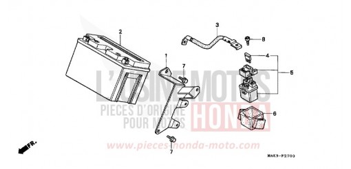 BATTERIE FX650X de 1999